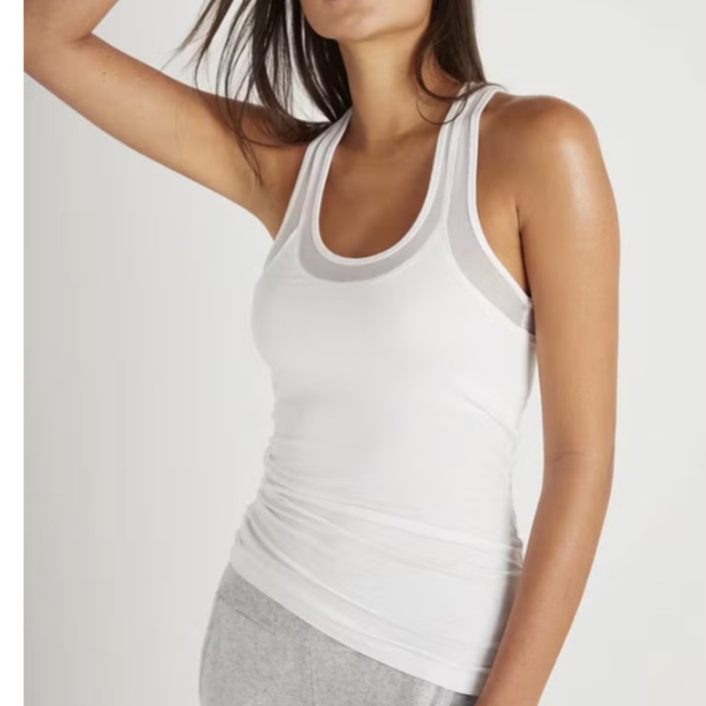 Anatomie Trina Racerback Tank White